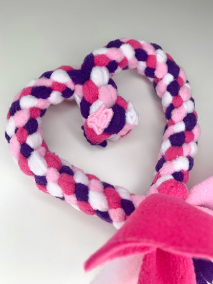 Small Love Heart Tug Toy - CanineCraftsUK