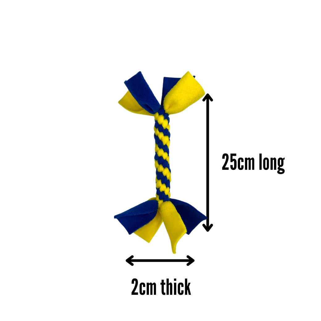 Small Spiral Toy - Blue and Yellow